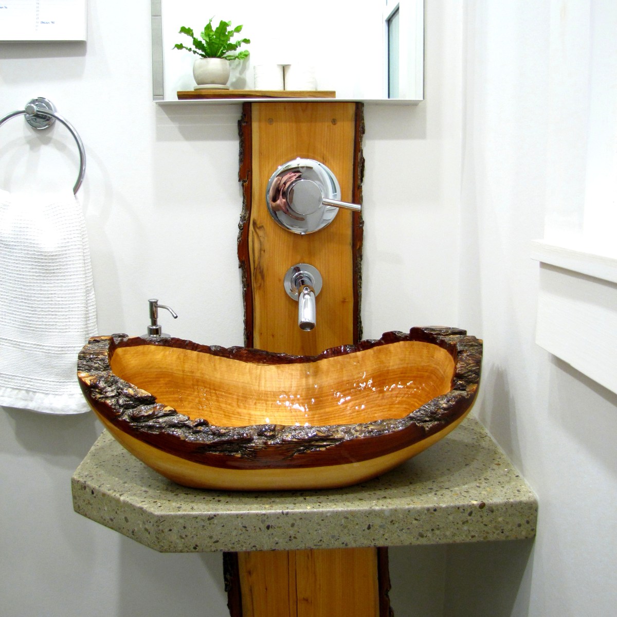 Live Edge Sink